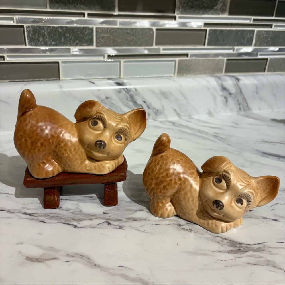 Vintage Sylvac Pottery puppy dog figurine numbered 1646 rare